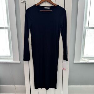 Chic Black Long Sleeve Dress